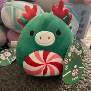 Zumir Reindeer Christmas Squishmallow 3” NWT